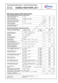 DDB6U180N16RRB11BPSA1 Datasheet Page 3