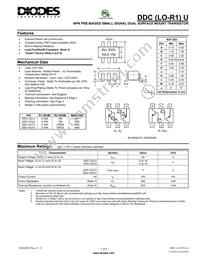 DDC142TU-7-F Datasheet Cover