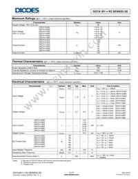 DDTA124EE-7-F Datasheet Page 2