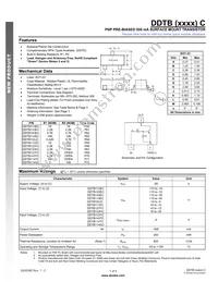 DDTB113EC-7-F Datasheet Cover