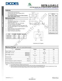 DDTB142JC-7 Datasheet Cover