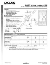 DDTC144GKA-7-F Datasheet Cover