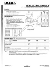 DDTC144TKA-7-F Datasheet Cover