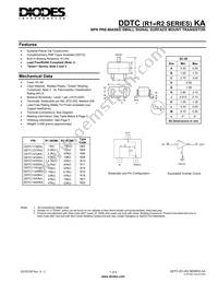 DDTC144WKA-7-F Datasheet Cover
