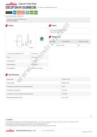 DE2F3KH103MB3B Datasheet Cover