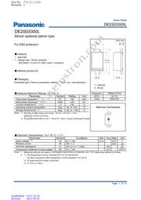 DE2S03300L Datasheet Cover