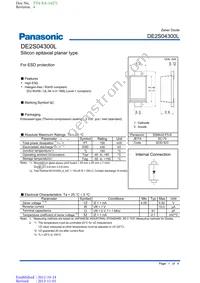 DE2S04300L Datasheet Cover