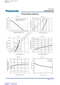 DE2S04700L Datasheet Page 2