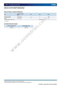 DEA101910DT-6005A2 Datasheet Page 3