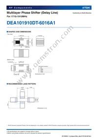 DEA101910DT-6016A1 Datasheet Page 2