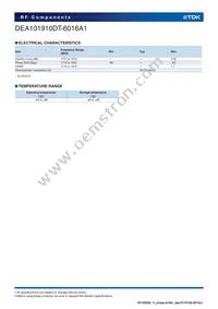 DEA101910DT-6016A1 Datasheet Page 3