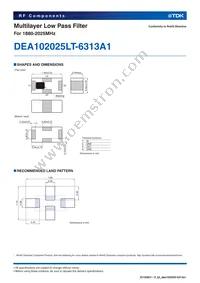 DEA102025LT-6313A1 Datasheet Page 2