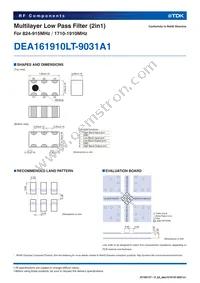 DEA161910LT-9031A1 Datasheet Page 2