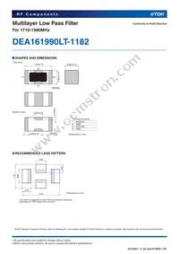 DEA161990LT-1182 Datasheet Page 2