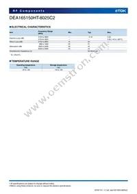 DEA165150HT-8025C2 Datasheet Page 3