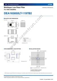 DEA165850LT-1197B2 Datasheet Page 2