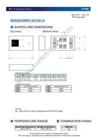 DEA203500BT-2213A1-H Datasheet Page 2