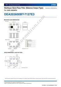 DEA203600BT-7127E3 Datasheet Page 2