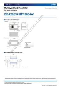 DEA205375BT-2054A1 Datasheet Page 2
