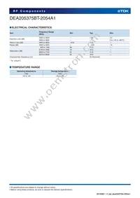DEA205375BT-2054A1 Datasheet Page 3