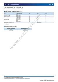 DEA252450BT-2024C5 Datasheet Page 3