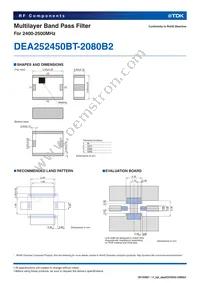 DEA252450BT-2080B2 Datasheet Page 2