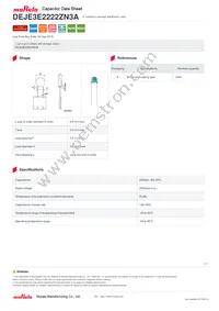 DEJE3E2222ZN3A Datasheet Cover