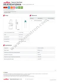 DEJE3E2472ZN3A Datasheet Cover