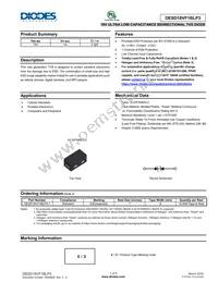 DESD18VF1BLP3-7 Datasheet Cover