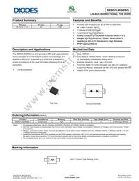 DESD1LIN2WSQ-7 Datasheet Cover