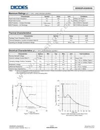 DESD2FLEX2SOQ-7 Datasheet Page 2