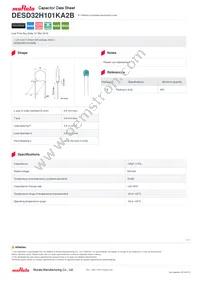 DESD32H101KA2B Datasheet Cover