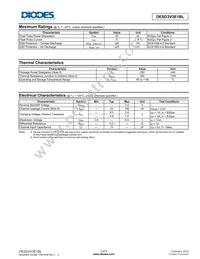 DESD3V3E1BL-7B Datasheet Page 2