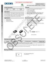 DESD5V0V1BDLP3-7 Datasheet Cover