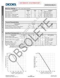 DESD5V0V1BDLP3-7 Datasheet Page 2