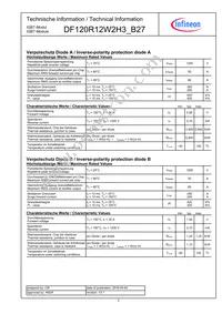 DF120R12W2H3B27BOMA1 Datasheet Page 2