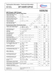 DF1400R12IP4DBOSA1 Datasheet Page 2