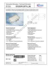 DF200R12PT4B6BOSA1 Datasheet Cover