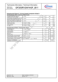 DF200R12W1H3FB11BPSA1 Datasheet Page 2