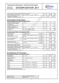 DF200R12W1H3FB11BPSA1 Datasheet Page 4