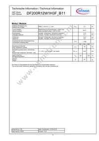 DF200R12W1H3FB11BPSA1 Datasheet Page 5