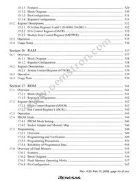 DF2345TE20V Datasheet Page 21