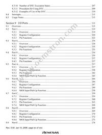 DF2626FA20JV Datasheet Page 16