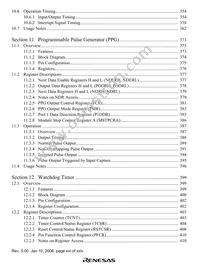 DF2626FA20JV Datasheet Page 18