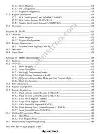 DF2626FA20JV Datasheet Page 22