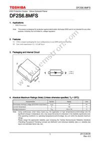 DF2S6.8MFS Datasheet Cover