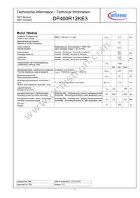 DF400R12KE3HOSA1 Datasheet Page 3