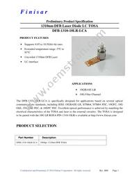 DFB-1310-10LR-LCA Datasheet Cover