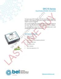 DFC15U48D15G Datasheet Cover