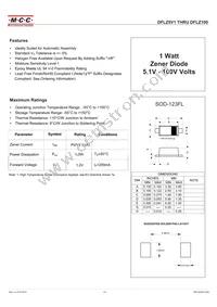 DFLZ15-TP Datasheet Cover